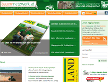 Tablet Screenshot of bauernnetzwerk.at